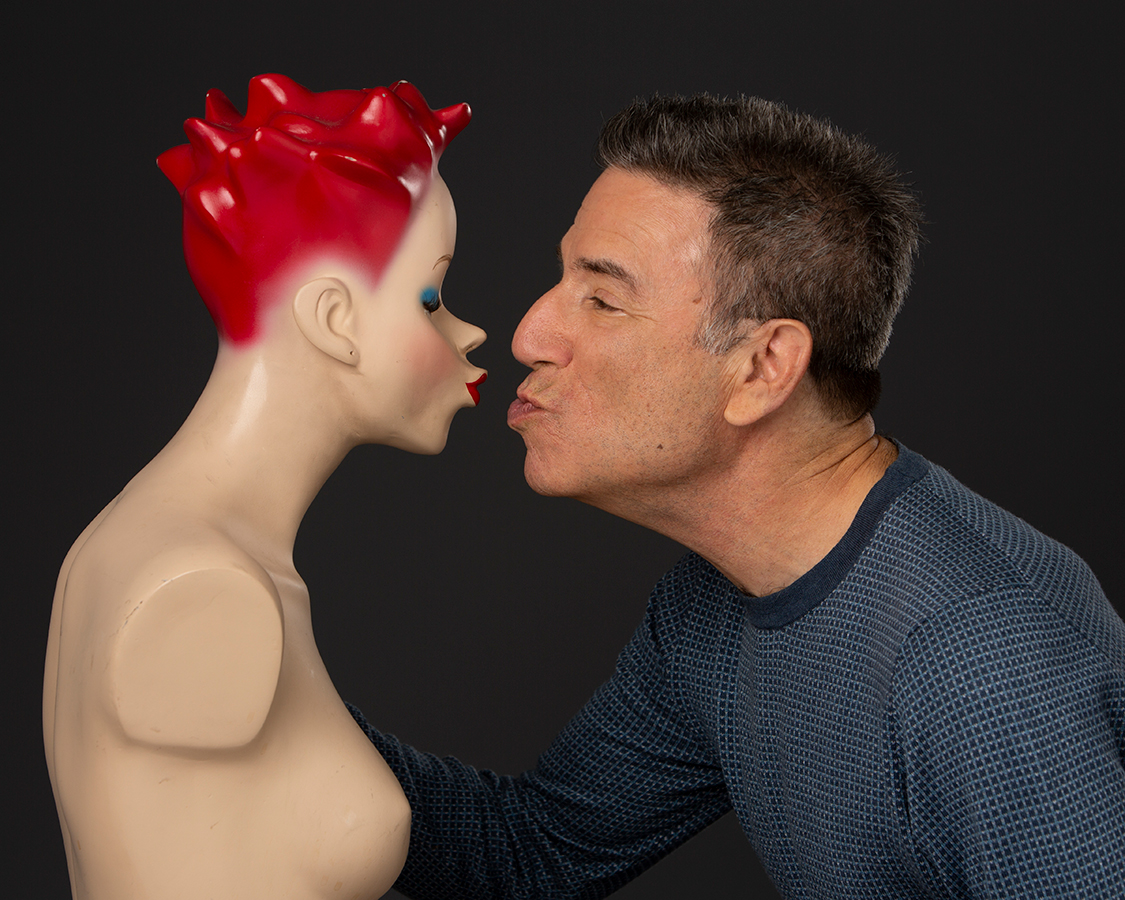 Fun shot after headshot session of Mark Miller