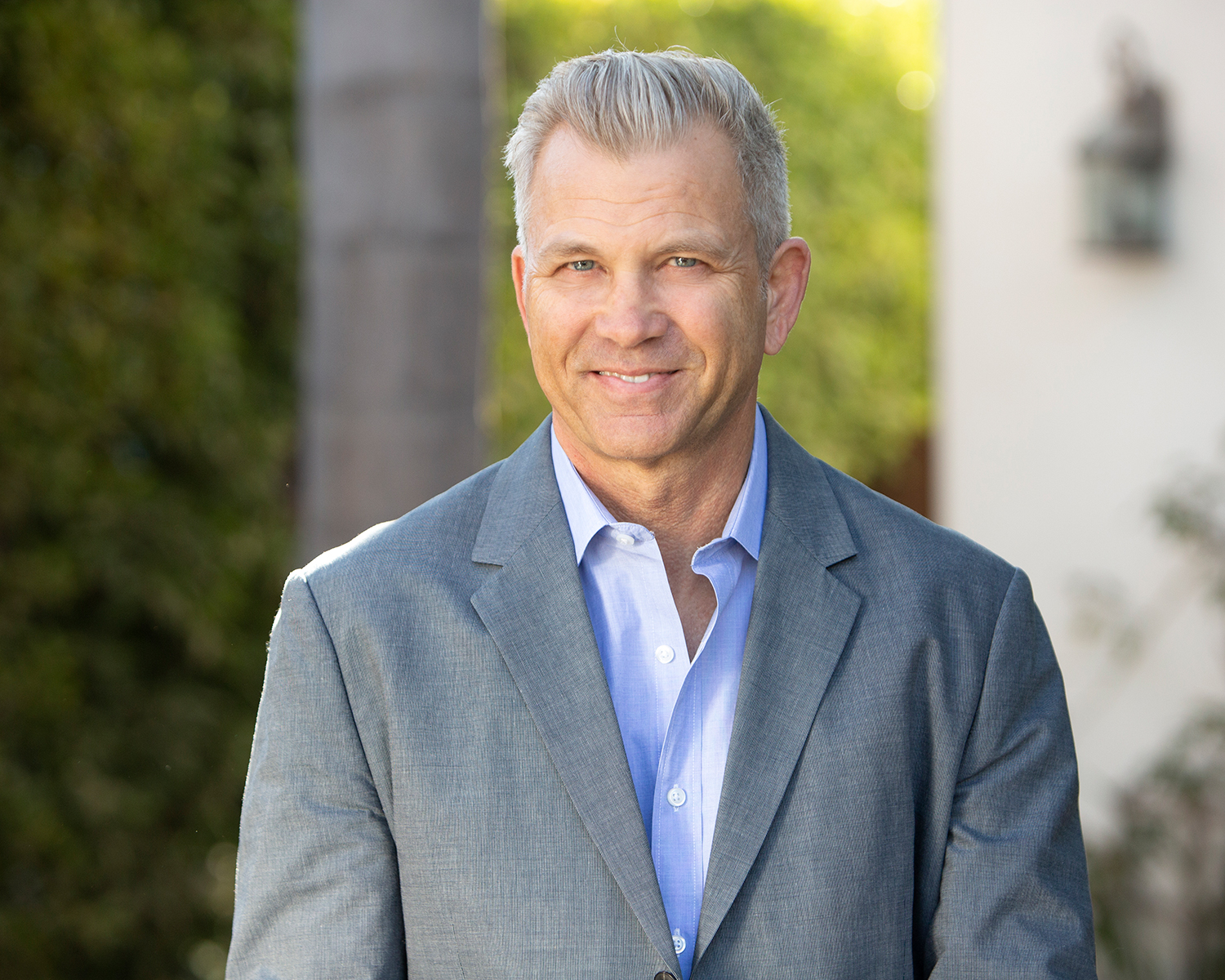 Outdoor headshot of realtor